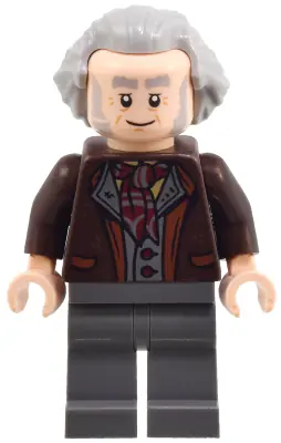 HP504:  Garrick Ollivander - Dark Brown Jacket, Hair Swept Back