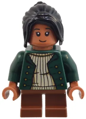HP505:  Padma Patil - Dark Green Jacket, Reddish Brown Short Legs