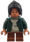 Minifigurka: HP505:  Padma Patil - Dark Green Jacket, Reddish Brown Short Legs