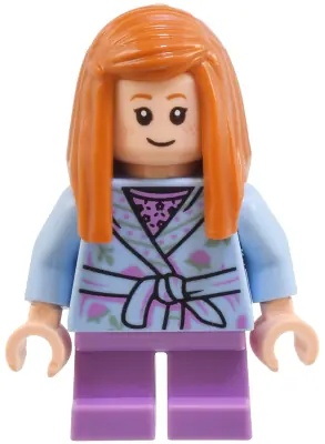 HP512:  Ginny Weasley - Bright Light Blue Dressing Gown, Medium Lavender Short Legs