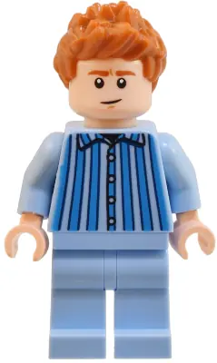 HP517:  Percy Weasley - Bright Light Blue Striped Pajamas