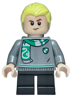 HP520:  Draco Malfoy - Slytherin Sweater and Scarf, Black Short Legs