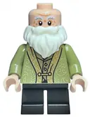 Minifigurka: HP524:  Professor Filius Flitwick - Olive Green Suit, Black Short Legs