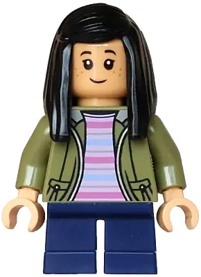 HP576:  Cho Chang - Olive Green Jacket, Dark Blue Short Legs