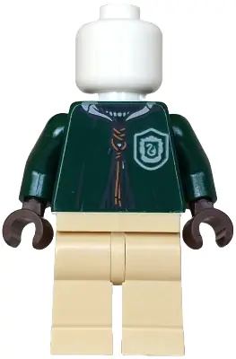 HP578:  Mannequin - Quidditch Dark Green Robe, Slytherin Crest