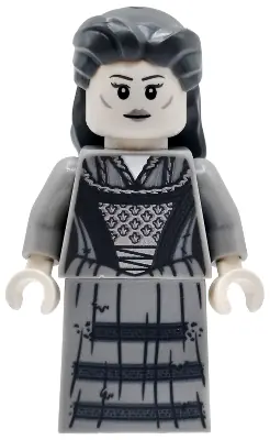 HP601:  The Grey Lady - Parted Bangs Swept Back