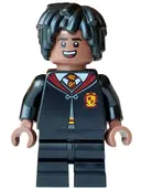 Minifigurka: HP619:  Lee Jordan - Gryffindor Robe Clasped, Black Medium Legs, Hair Short Layered Mop Top