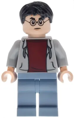 HP631:  Harry Potter - Light Bluish Gray Hoodie Open, Sand Blue Legs