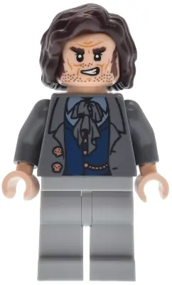 HP634:  Mr. Borgin - Dark Bluish Gray Jacket, Light Bluish Gray Legs