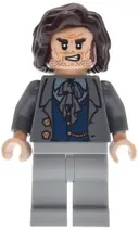 Minifigurka: HP634:  Mr. Borgin - Dark Bluish Gray Jacket, Light Bluish Gray Legs