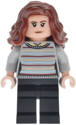 HP641:  Hermione Granger - Striped Sweater, Tan Shirt Collar, Black Legs