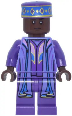 HP650:  Kingsley Shacklebolt - Umber, Blue Violet and Dark Purple Robe