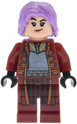 HP652:  Nymphadora Tonks - Medium Lavender Hair, Dark Red Outfit