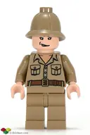Minifigurka: IAJ009:  Rene Belloq - Dark Tan Jacket