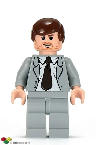 IAJ039:  Indiana Jones - Light Bluish Gray Suit