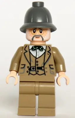 IAJ047:  Professor Henry Jones Sr. - Dark Bluish Gray Pith Helmet