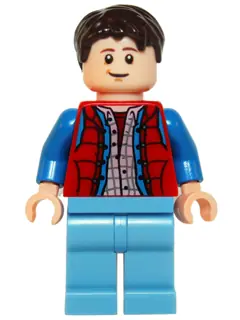 IDEA001:  Marty McFly - Red Puffy Vest, Blue Arms