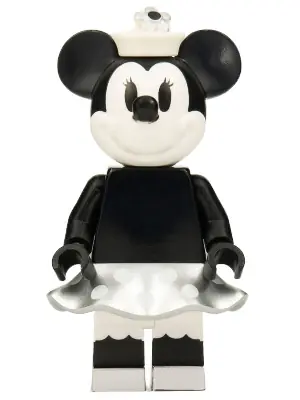 IDEA050:  Minnie Mouse - Vintage, Metallic Silver Skirt