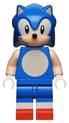 IDEA104:  Sonic the Hedgehog - Light Nougat Face and Arms, Grin to Right