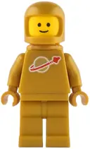 Minifigurka: IDEA230:  Classic Space - Pearl Gold with Air Tanks and Updated Helmet