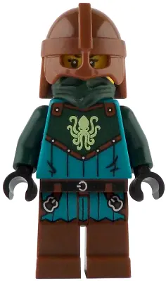 IDEA234:  Kraken Warrior - Female, Reddish Brown Helmet