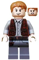 Minifigurka: JW011:  Owen Grady - Leather Vest