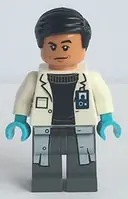 Minifigurka: JW015:  Dr. Henry Wu - White Lab Coat