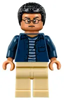 Minifigurka: JW022:  Franklin Webb - Dark Blue Shirt