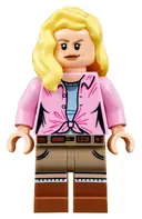 Minifigurka: JW028:  Dr. Ellie Sattler - Bright Pink Shirt, Hair over Shoulder