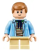 Minifigurka: JW030:  Tim Murphy - Bright Light Blue Shirt