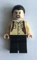 Minifigurka: JW055:  Vic Hoskins - Black Hair