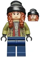 Minifigurka: JW078:  Maisie Lockwood - Olive Green Jacket, Black Beanie