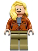 Minifigurka: JW082:  Dr. Ellie Sattler - Dark Orange Shirt