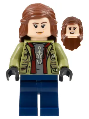JW088:  Maisie Lockwood - Olive Green Jacket, Reddish Brown Hair