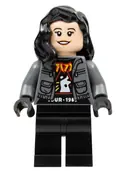 Minifigurka: JW090:  Zia Rodriguez - Dark Bluish Gray Jacket