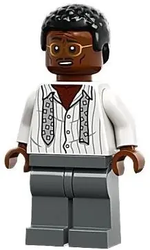 JW109:  Ray Arnold - White Striped Shirt with Tie