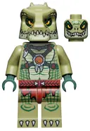 Minifigurka: LOC123:  Crocodile Warrior 2