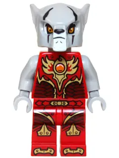 LOC146:  Worriz - Fire Chi, Light Bluish Gray Hands