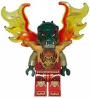Minifigurka: LOC150:  Cragger - Armor Breastplate, Flame Wings