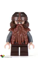 Minifigurka: LOR013:  Gimli - Eyelids