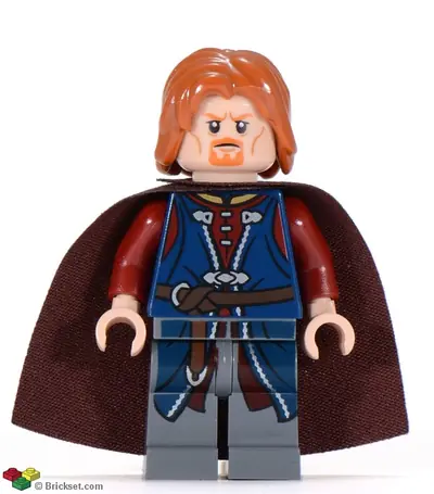 LOR014:  Boromir - Dark Bluish Gray Legs