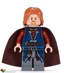Minifigurka: LOR014:  Boromir - Dark Bluish Gray Legs