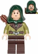 Minifigurka: LOR026:  Mirkwood Elf Guard - Hood, Quiver