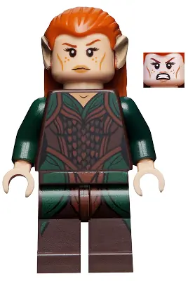 LOR034:  Tauriel, Dark Green and Dark Brown Outfit