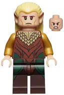 Minifigurka: LOR035:  Legolas - Reddish Brown and Gold Robe