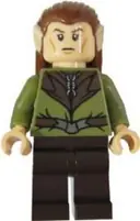 Minifigurka: LOR053:  Mirkwood Elf Guard - Hair