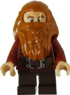 LOR055:  Gloin the Dwarf - Dark Orange Hair