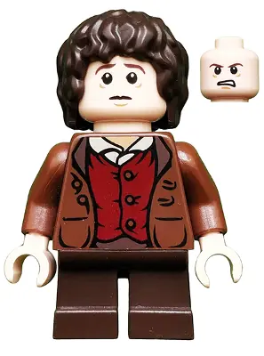 LOR062:  Frodo Baggins - Reddish Brown Jacket, Dark Brown Legs