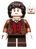 Minifigurka: LOR062:  Frodo Baggins - Reddish Brown Jacket, Dark Brown Legs