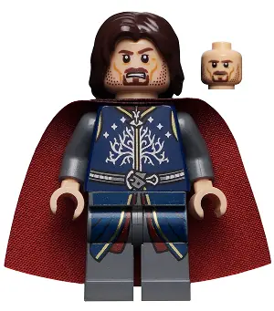 LOR066:  Aragorn - Dark Red and Black Cape